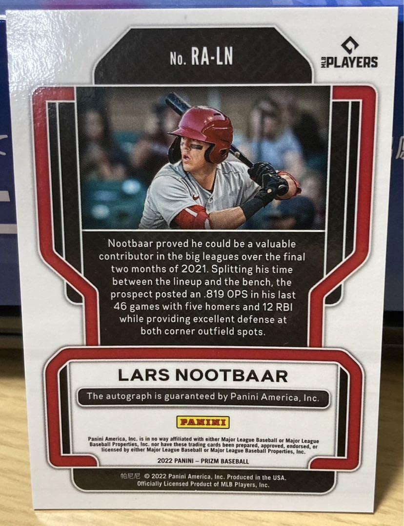Amazon.co.jp: 野球 Lars Nootbaar ヌードバー サインカード 侍